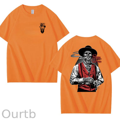 Say When Old West Death Dealers Collection Tombstone Ghost Town Zombie T-Shirt, Cowboy Shirt, Full Color, Full Size