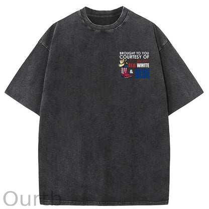 We'll Put A Boot In Your Ass Washed T-Shirt