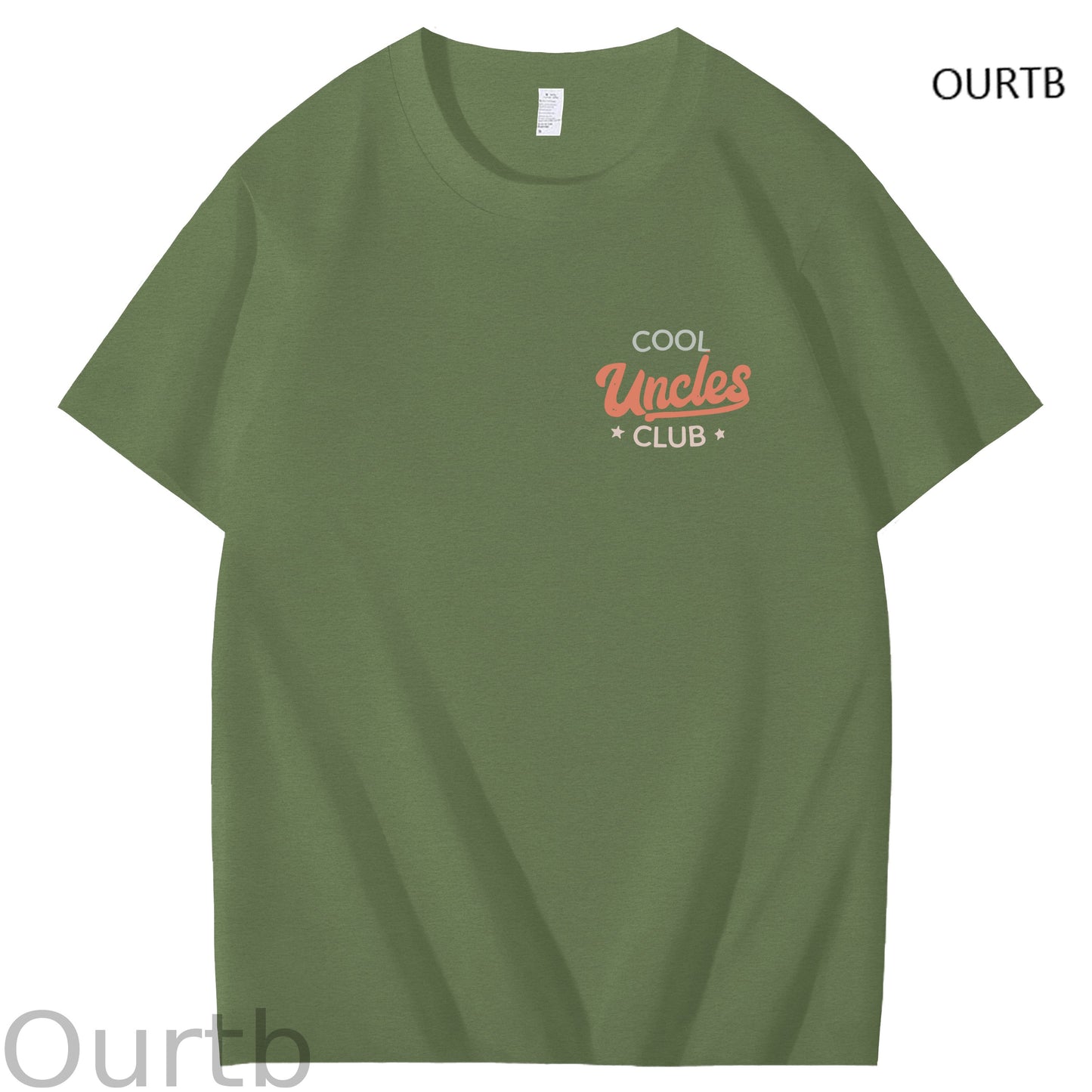 Uncle The Man The Myth The Bad Influence Cool Uncle Club Art Pattern Print T-Shirt