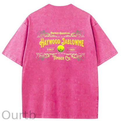 Haywood Since 1869 Jablowme Timber Co Washed T-Shirt