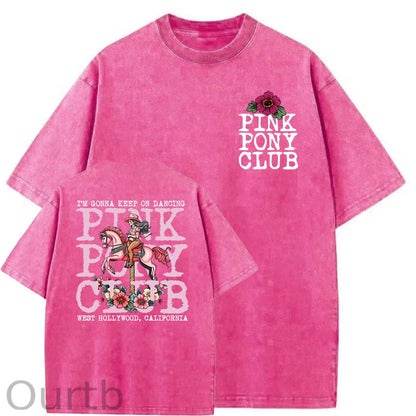 I'm Gonna Keep On Dacing Washed Cotton T-Shirt